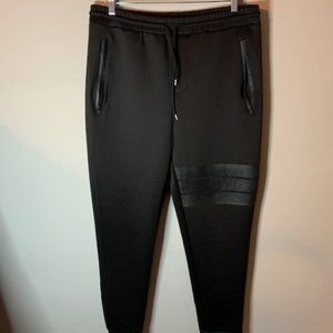 Public Record Mens Black Jogger Pants 